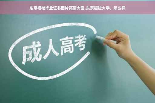 东京福祉毕业证书图片高清大图,东京福祉大学，怎么样