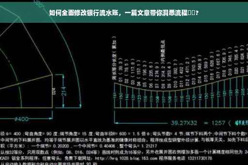 如何全面修改银行流水账，一篇文章带你洞悉流程⚡️?