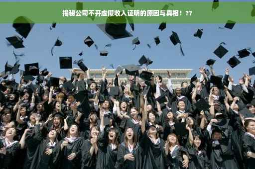 揭秘公司不开虚假收入证明的原因与真相！??