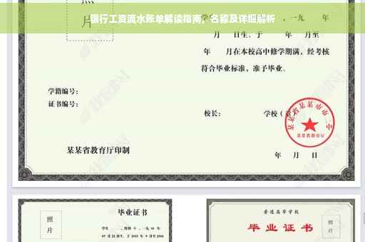 银行工资流水账单解读指南，名称及详细解析
