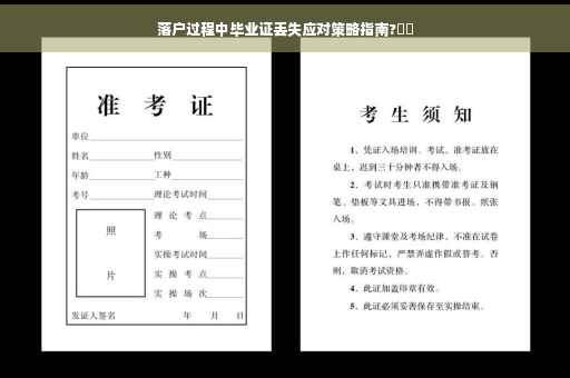 落户过程中毕业证丢失应对策略指南?⚡️