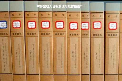 财务室收入证明解读与操作指南?⚡️
