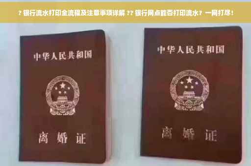 ? 银行流水打印全流程及注意事项详解 ?? 银行网点能否打印流水？一网打尽！