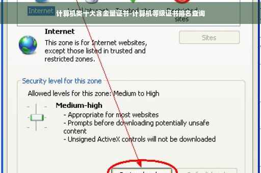 计算机类十大含金量证书-计算机等级证书排名查询