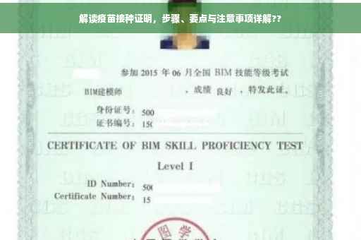 解读疫苗接种证明，步骤、要点与注意事项详解??