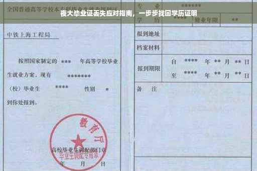 夜大毕业证丢失应对指南，一步步找回学历证明