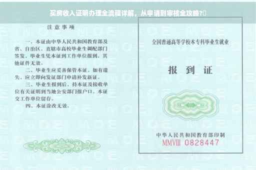买房收入证明办理全流程详解，从申请到审核全攻略?✨
