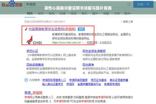 急性心脏病诊断证明书详解与图片指南