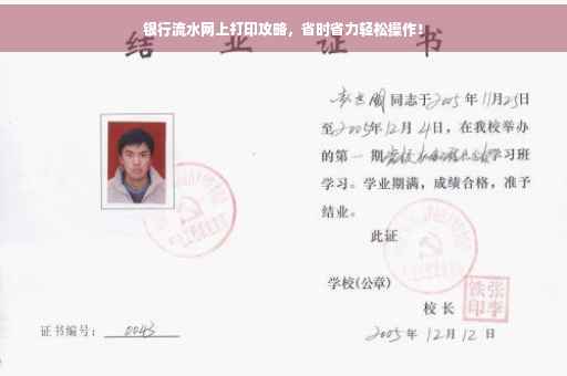 银行流水网上打印攻略，省时省力轻松操作！
