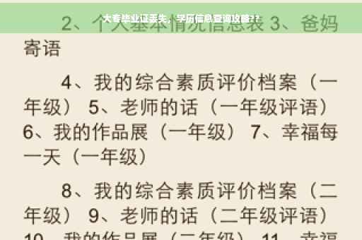 大专毕业证丢失，学历信息查询攻略??