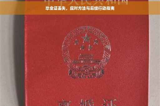 毕业证丢失，应对方法与后续行动指南
