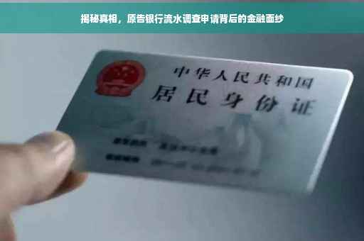 揭秘真相，原告银行流水调查申请背后的金融面纱