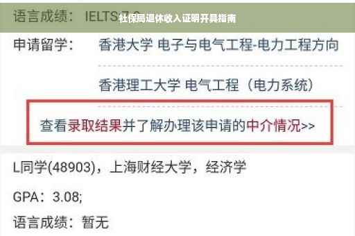 社保局退休收入证明开具指南