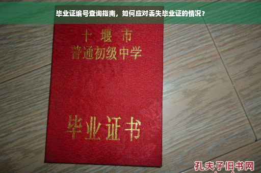 毕业证编号查询指南，如何应对丢失毕业证的情况？