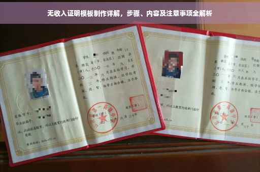无收入证明模板制作详解，步骤、内容及注意事项全解析