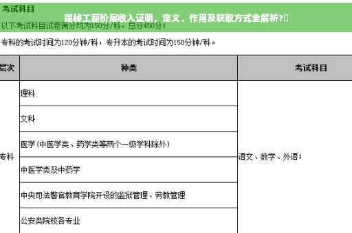 揭秘工薪阶层收入证明，定义、作用及获取方式全解析?✨