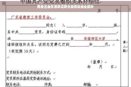 网易云音乐等级证明书查看指南全解析