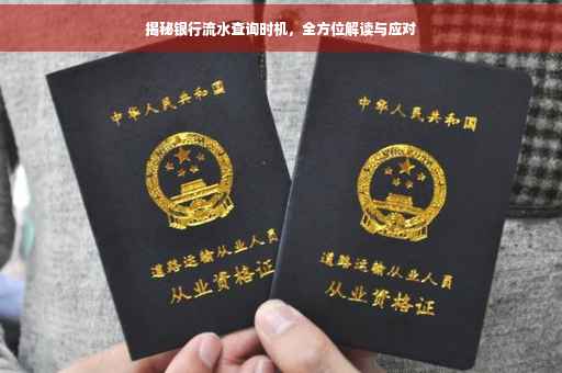 揭秘银行流水查询时机，全方位解读与应对