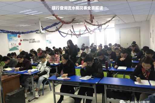 银行查询流水概况表全面解读