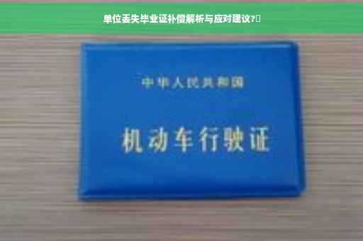 单位丢失毕业证补偿解析与应对建议?✨
