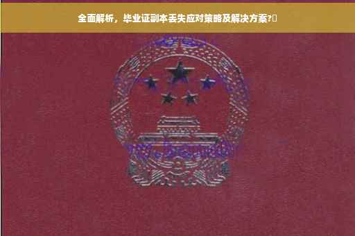 全面解析，毕业证副本丢失应对策略及解决方案?✨