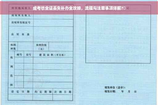 成考毕业证丢失补办全攻略，流程与注意事项详解?✨