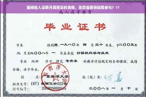 揭秘收入证明开具背后的真相，是否需要劳动局参与？??