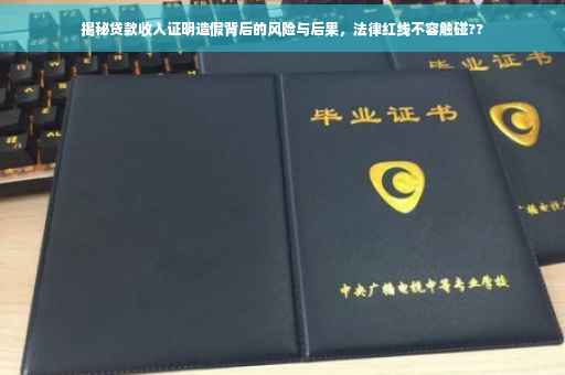 揭秘贷款收入证明造假背后的风险与后果，法律红线不容触碰??