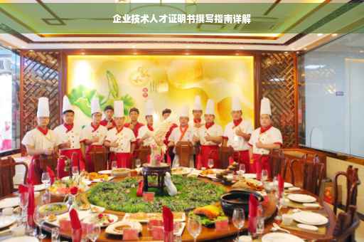 企业技术人才证明书撰写指南详解