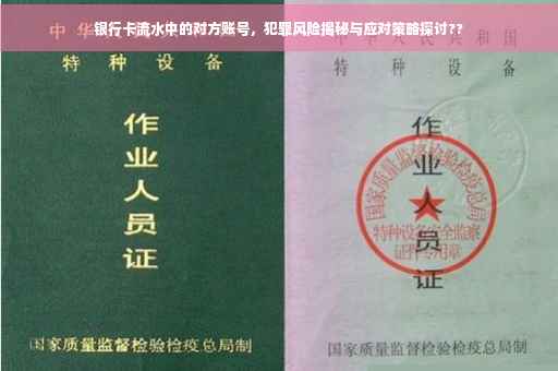 银行卡流水中的对方账号，犯罪风险揭秘与应对策略探讨??