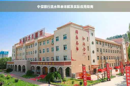 中信银行流水账单详解及实际应用指南