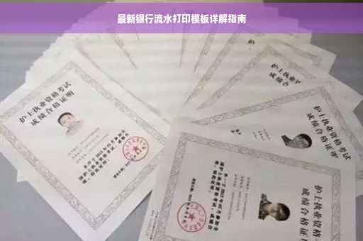 最新银行流水打印模板详解指南