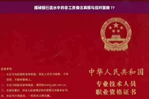 揭秘银行流水中的非工资备注真相与应对策略 ??