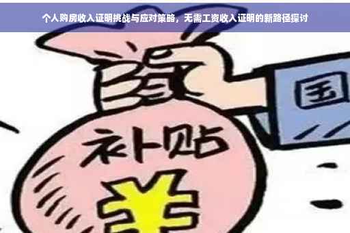 个人购房收入证明挑战与应对策略，无需工资收入证明的新路径探讨