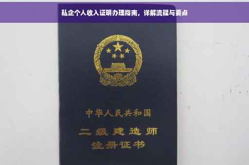 私企个人收入证明办理指南，详解流程与要点
