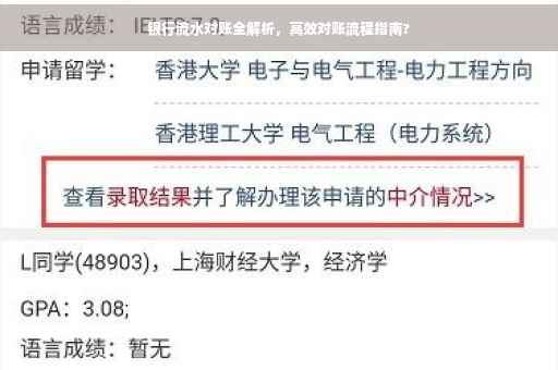 银行流水对账全解析，高效对账流程指南?