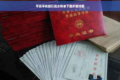 平安手机银行流水账单下载步骤详解