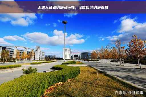 无收入证明购房可行性，深度探究购房真相