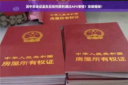 高中毕业证丢失后如何顺利通过APS审核？攻略揭秘！
