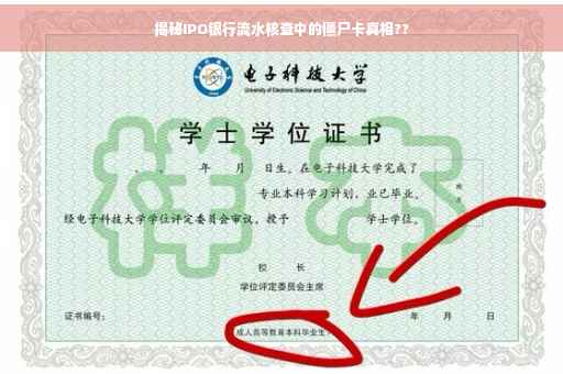 揭秘IPO银行流水核查中的僵尸卡真相??