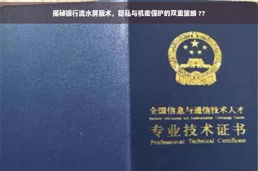 揭秘银行流水屏蔽术，隐私与机密保护的双重策略 ??