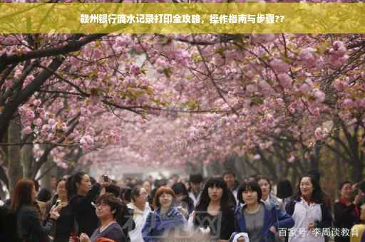 赣州银行流水记录打印全攻略，操作指南与步骤??