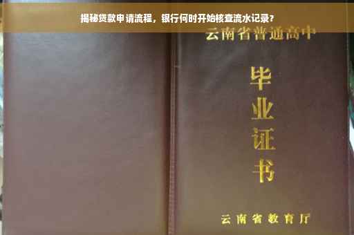 揭秘贷款申请流程，银行何时开始核查流水记录？