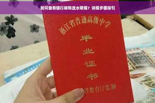 如何查看银行转账流水明细？详细步骤指引