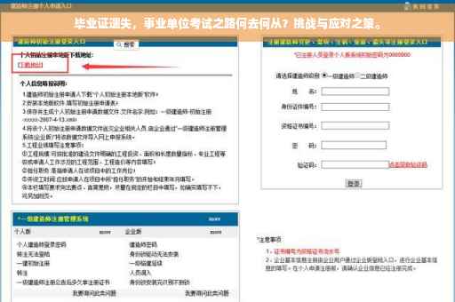 毕业证遗失，事业单位考试之路何去何从？挑战与应对之策。