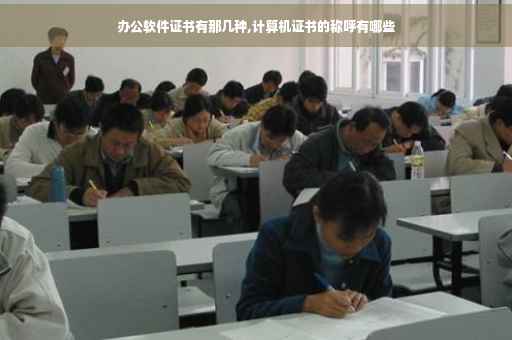 办公软件证书有那几种,计算机证书的称呼有哪些