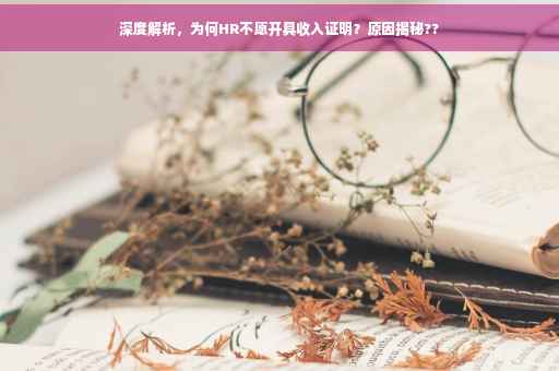 深度解析，为何HR不愿开具收入证明？原因揭秘??