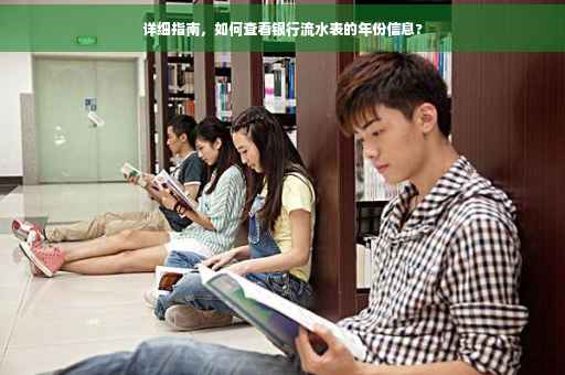 详细指南，如何查看银行流水表的年份信息?