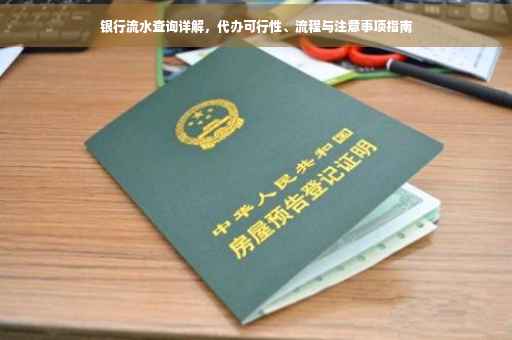 银行流水查询详解，代办可行性、流程与注意事项指南