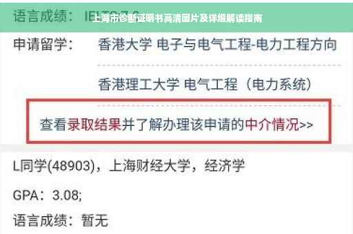 上海市诊断证明书高清图片及详细解读指南